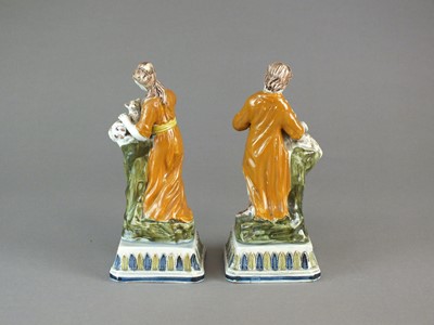 Lot 287 - Two prattware figures, early 19th century