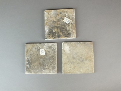 Lot 278 - Three Liverpool delft tiles, circa 1770