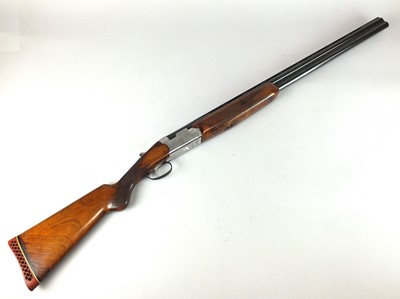 Lot 414 - A Webley and Scott 12 bore double barrel shotgun, over and under