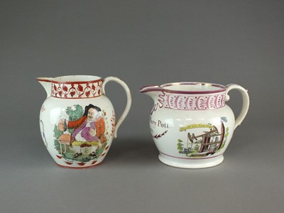 Lot 289 - Two documentary jugs, 19th century
