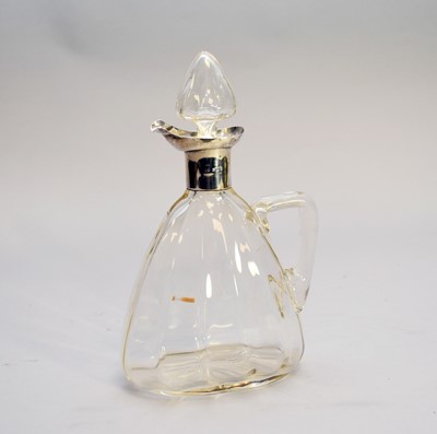 Lot 2 - An Edwardian silver mounted decanter