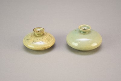 Lot 229 - Two Korean celadon jarlets, Goryeo Dynasty