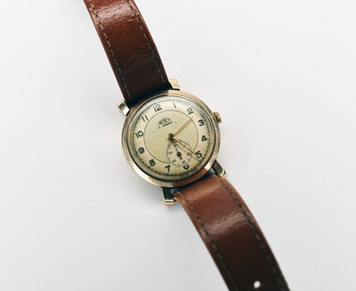 Lot 134 - A 9ct gold Trebex wristwatch