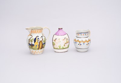 Lot 417 - Small group of English prattware