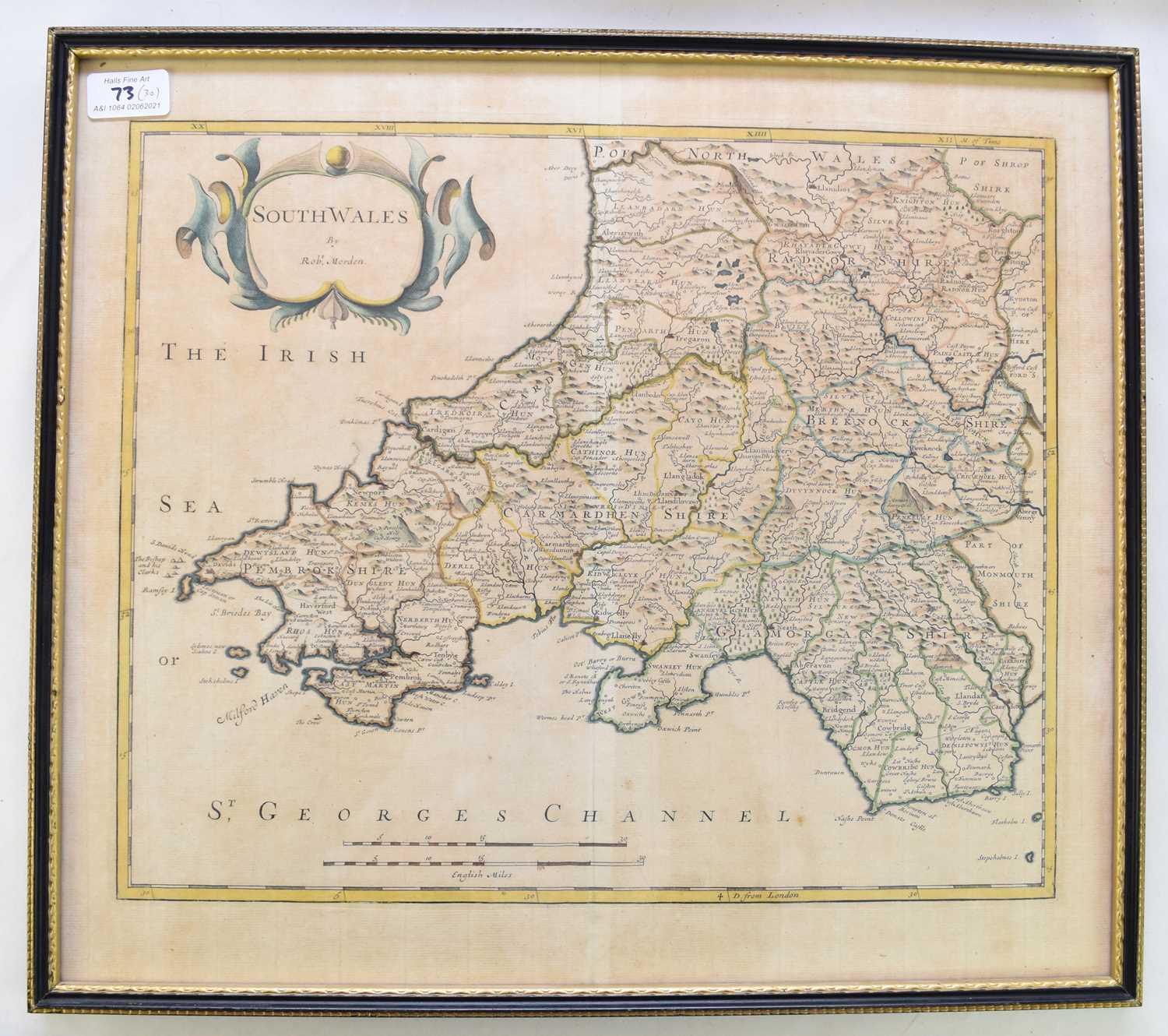 Lot 63 - ROBERT MORDEN, County maps circa 1695