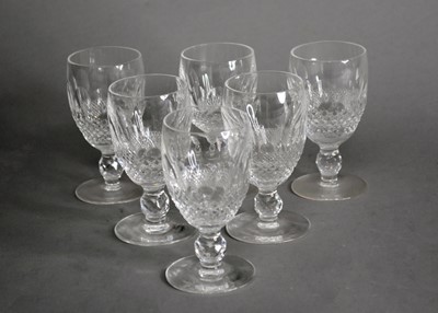 Lot 247 - Six Waterford Crystal Colleen short-stemmed...