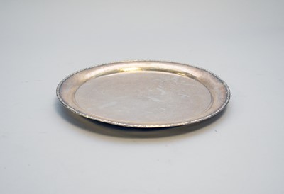 Lot 16 - A Chinese silver plate