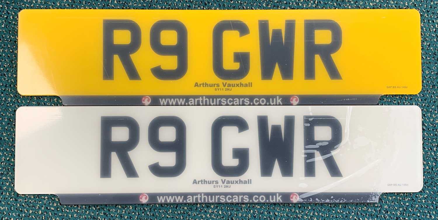 UK vehicle registration number R9 GWR auctions & price archive