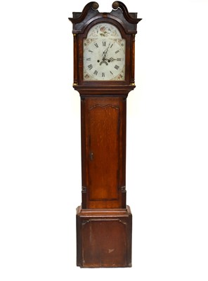 Lot 276 - A George III oak 8-day longcase clock, by ‘Rob? Webster, Shrewsbury’