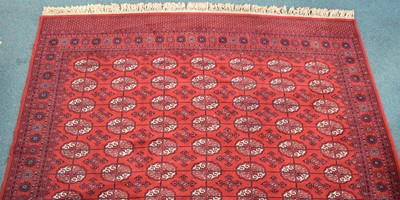 Lot 565 - A Bokhara pattern carpet, 20th century