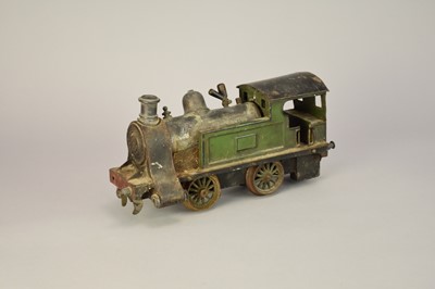 Lot 432 - A late 19th/early 20th century model steam engine locomotive