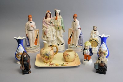 Lot 241 - Ceramics including Staffordshire and Royal Worcester