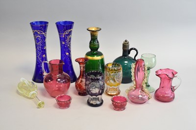 Lot 242 - A mixed collection of glassware to include...