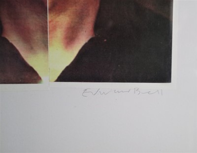 Lot 89 - Edward Bell (British Contemporary) Bowie Portrait Copy from Transparency