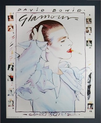 Lot 1 - Edward Bell (British Contemporary) David Bowie Glamour Poster