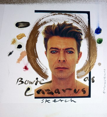 Lot 64 - Edward Bell (British Contemporary) Bowie as Lazarus Sketch