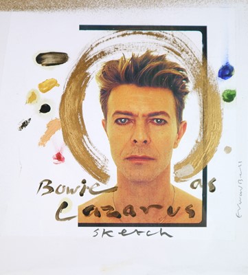 Lot 64 - Edward Bell (British Contemporary) Bowie as Lazarus Sketch