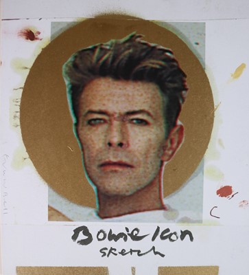 Lot 71 - Edward Bell (British Contemporary) Bowie Icon Sketch