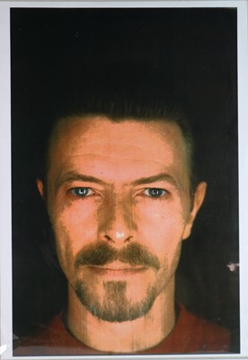 Lot 95 - Edward Bell (British Contemporary) Bowie Portrait Colour Print