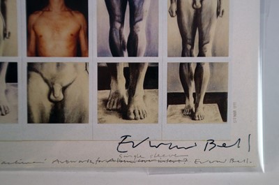 Lot 28 - Edward Bell (British Contemporary) Tin Machine II Signed Artwork Postcard