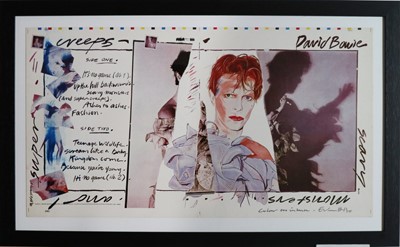 Lot 2 - Edward Bell (British Contemporary) Scary Monsters (and Super Creeps) Album Design