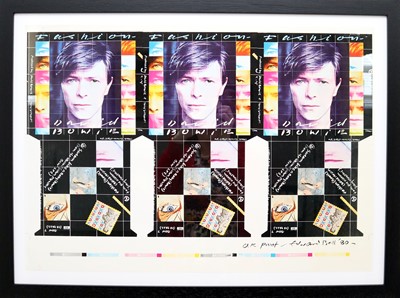 Lot 3 - Edward Bell (British Contemporary) David Bowie Fashion Single Design