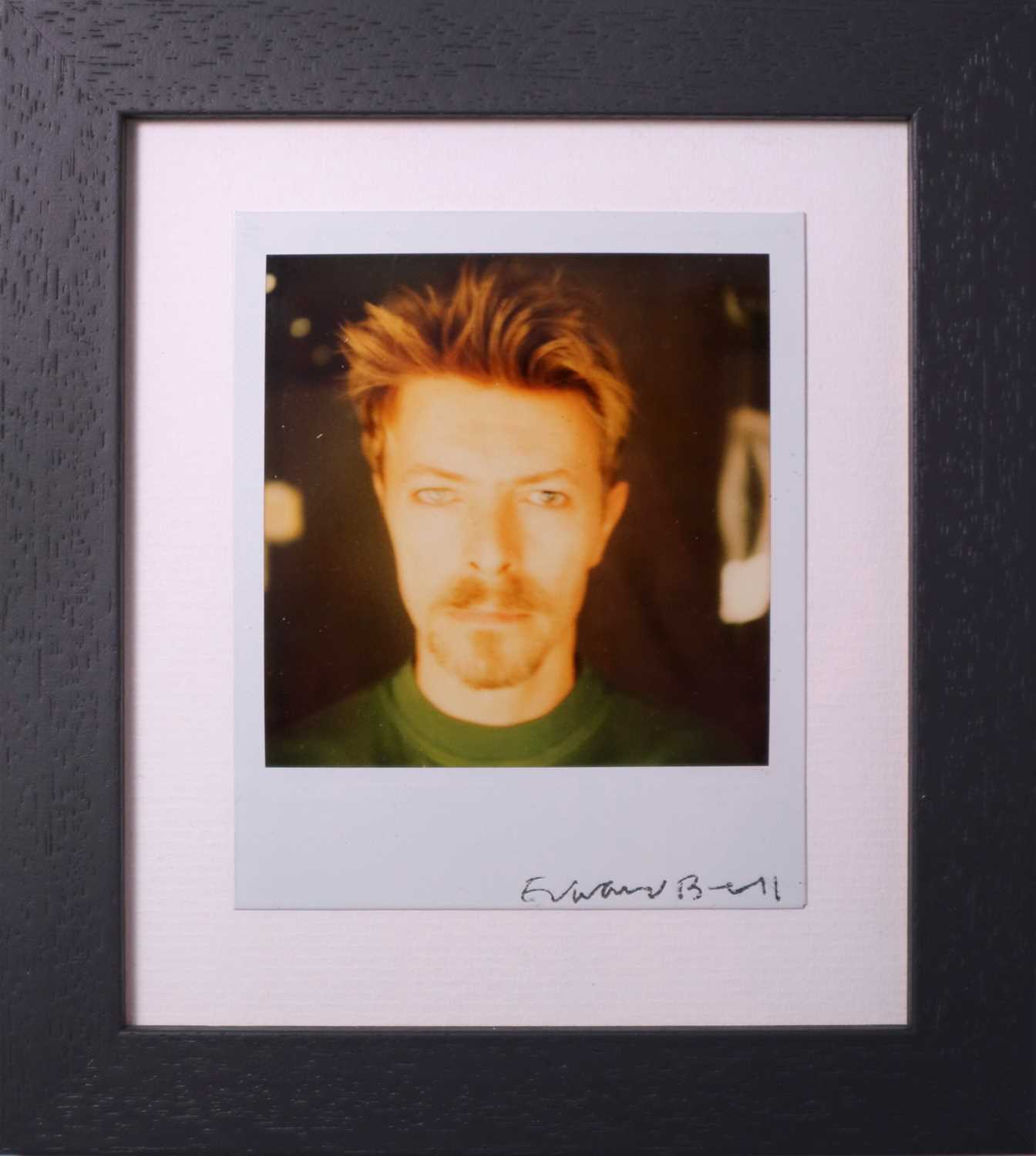 Lot 31 - Edward Bell (British Contemporary) David Bowie with Goatee polaroid