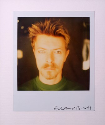 Lot 31 - Edward Bell (British Contemporary) David Bowie with Goatee polaroid