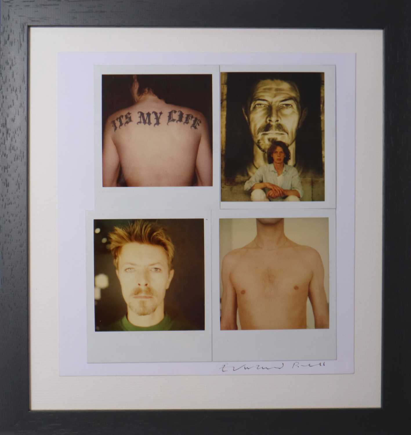 Lot 34 - Edward Bell (British Contemporary) Polaroids from Tin Machine Photoshoot