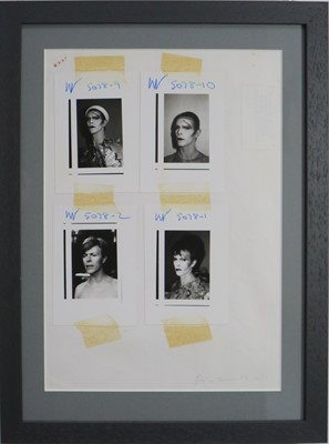 Lot 5 - Edward Bell (British Contemporary) Scary Monsters Photoshoot Contact Sheet