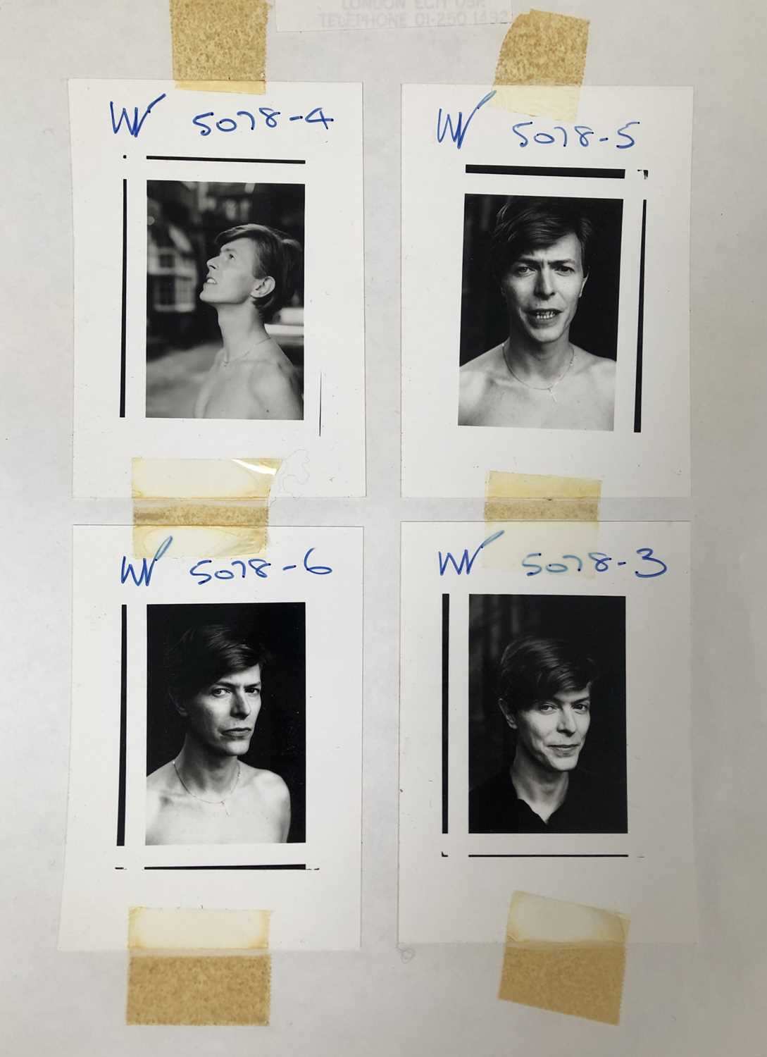 Lot 7 - Edward Bell (British Contemporary) Scary Monsters Photoshoot Contact Sheet