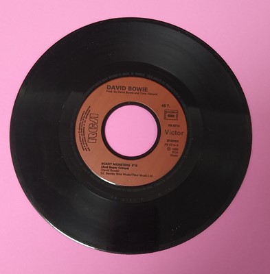 Lot 110 - David Bowie Scary Monsters single