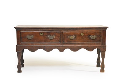 Lot 337 - A William and Mary oak dresser base