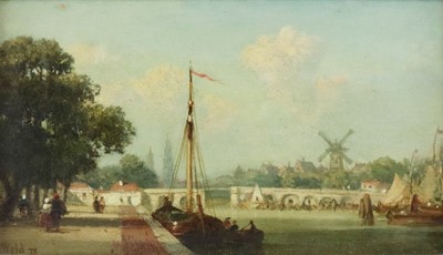 Lot 262 - William Wyld (British 1806-1889), A View in Amsterdam