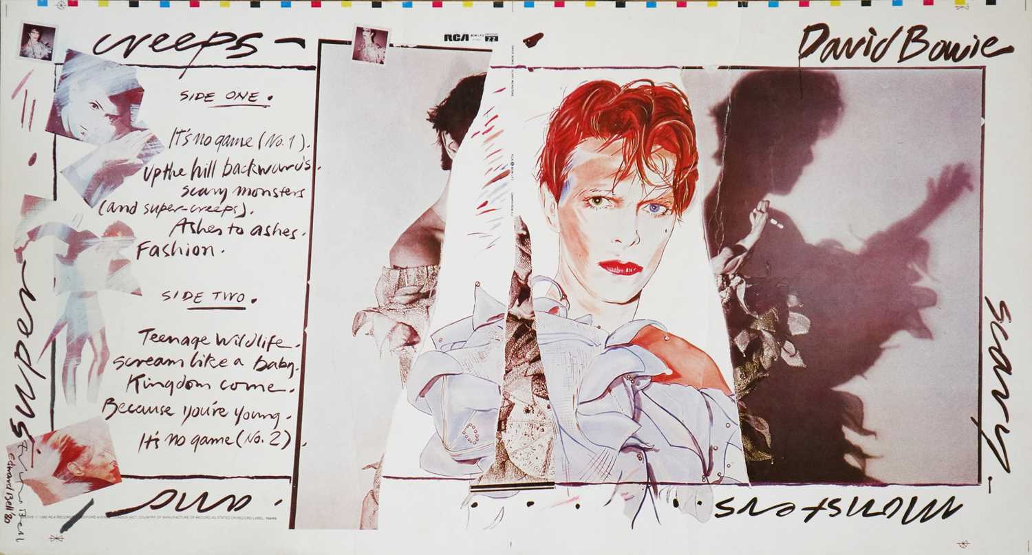 Lot 13 - Edward Bell (British Contemporary) Scary Monsters (and Super Creeps) Album Design