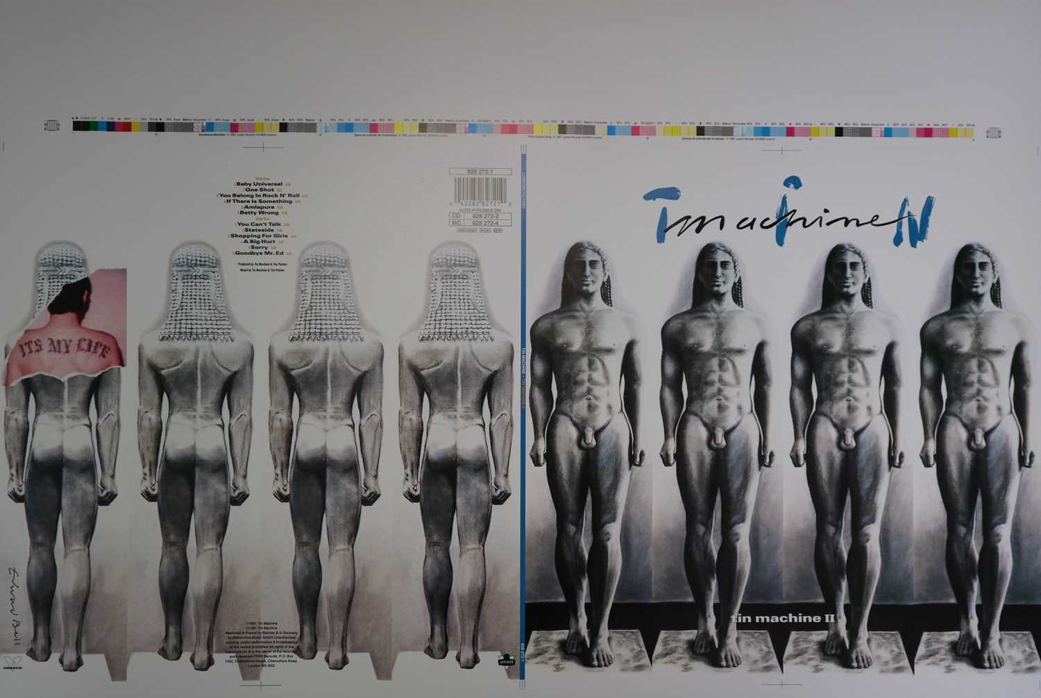 Lot 37 - Edward Bell (British Contemporary) Tin Machine Album Design Proof