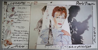 Lot 17 - Edward Bell (British Contemporary) Fly Poster for Scary Monsters Album