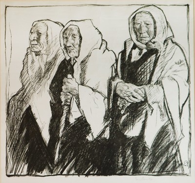 Lot 142 - Frank Brangwyn (British 1867-1956) Three Peasant Women