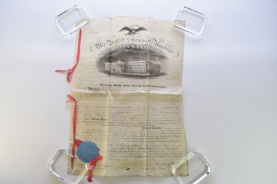 Lot 21 - THOMAS, EARL OF DUNDONALD. US patent on vellum...