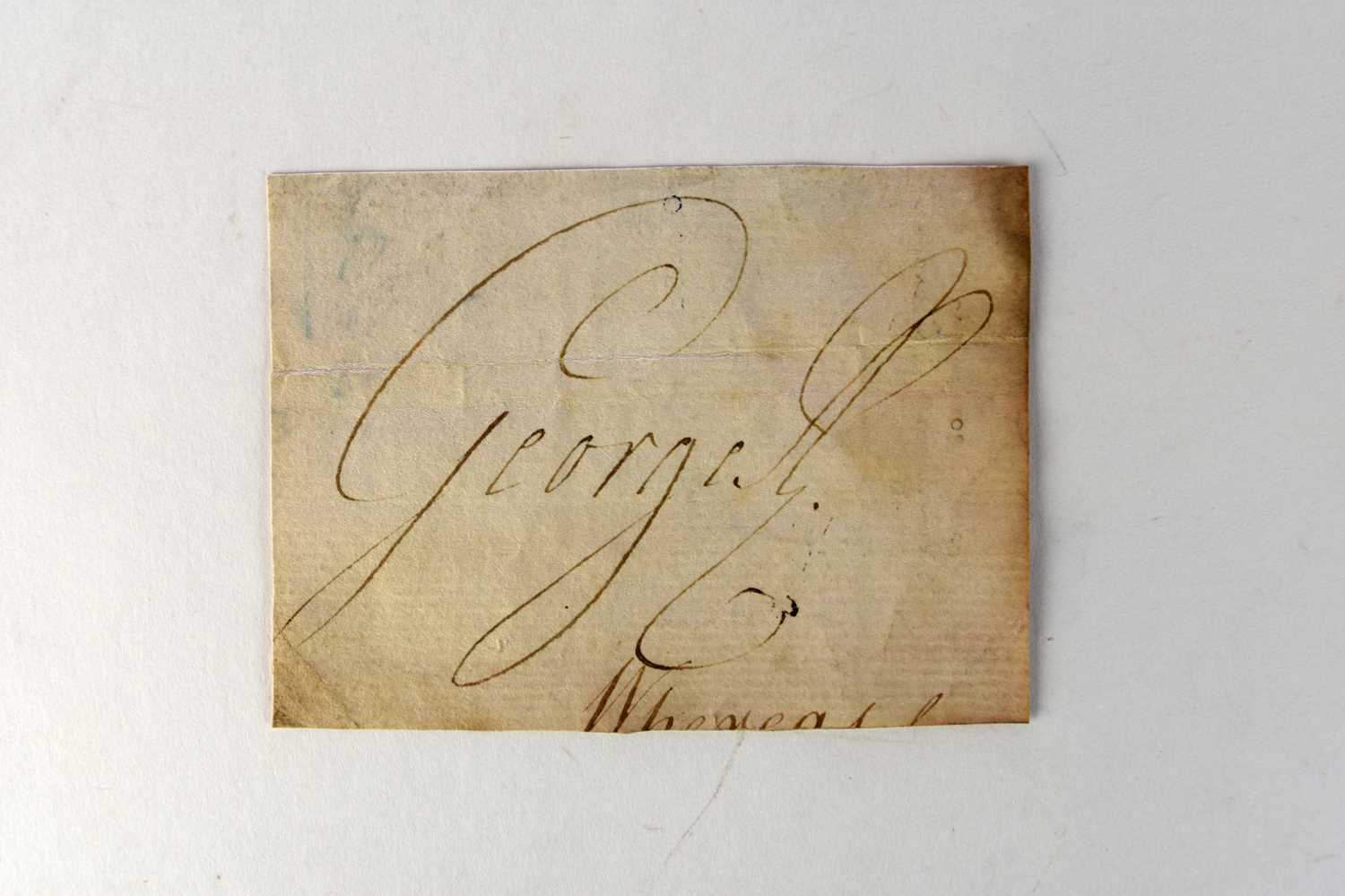 Lot 57 - KING GEORGE III (1738-1820), cut signature