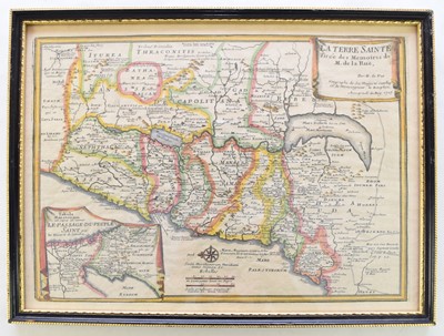 Lot 64 - RICHARD BLOME, Map of the Holy land 1687