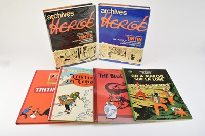 Lot 115 - HERGE. Archives. Original Tintin adventures in...
