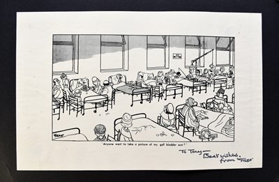 Lot 156 - GILES, Carl (1916-1995), printed cartoon,...