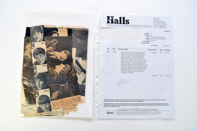 Lot 160 - THE BEATLES. Set of Beatles signatures on the...