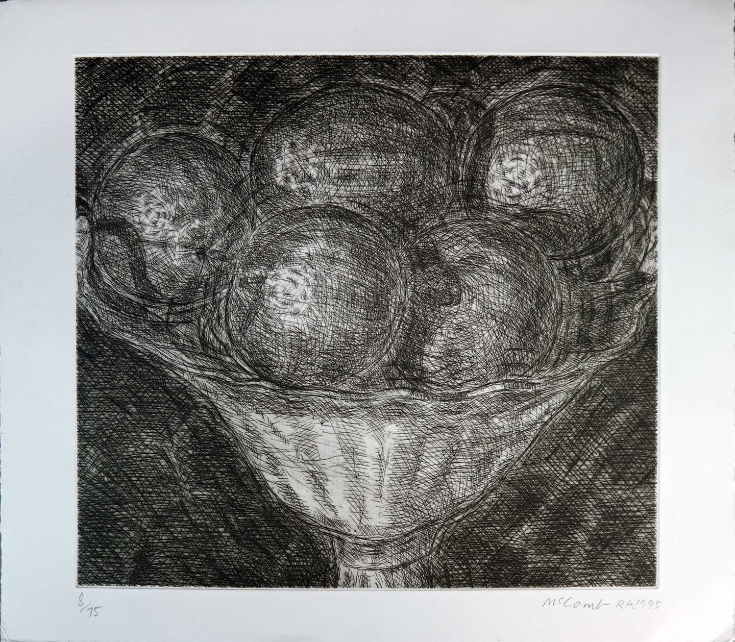 Lot 58 - Leonard McComb (British 1930-2018) Still Life of Fruit in a Bowl