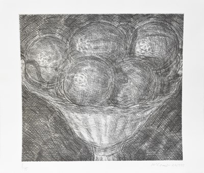 Lot 58 - Leonard McComb (British 1930-2018) Still Life of Fruit in a Bowl