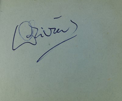 Lot 166 - AUTOGRAPH ALBUMS. Two albums of film star...