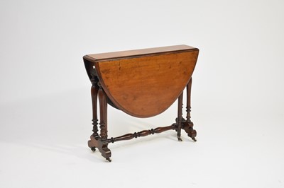 Lot 539 - A Victorian walnut Sutherland table