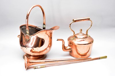 Lot 396 - A group of copper wares