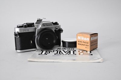 Lot 398 - A Nikon FM2 35mm SLR camera body